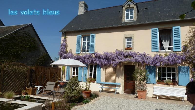 Les Volets Bleus Bed & Breakfast Saint-Martin-des-Entrées Eksteriør bilde